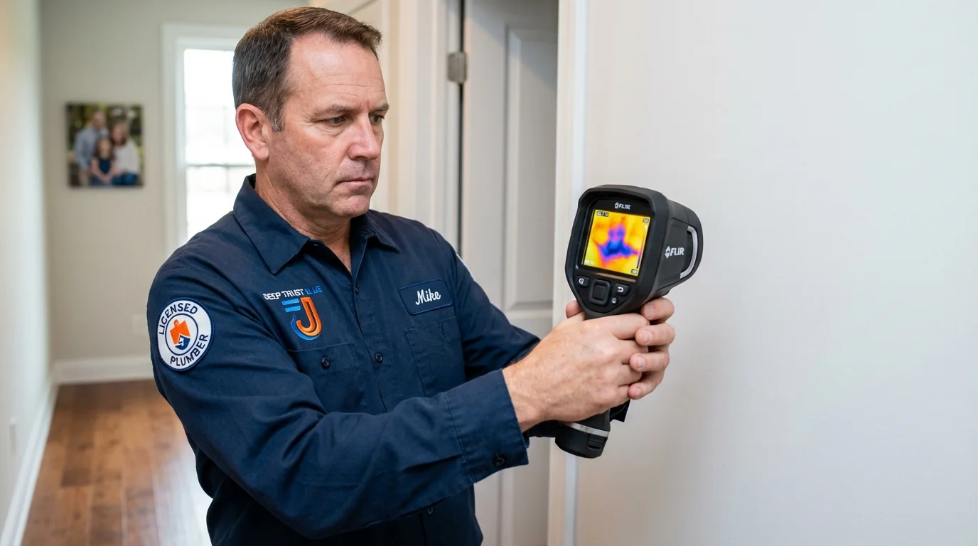 Thermal imaging leak detection by Johns Plumbing LLC in Avila Beach